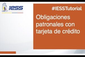 Cómo pagar las planillas del IESS con tarjeta de crédito