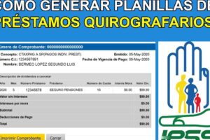 Consulta de Pagos de Préstamos Quirografarios: Pasos