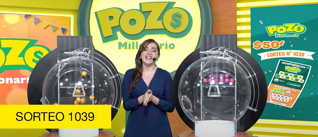 Pozo Millonario 1039, resultados del sorteo 03 de Julio de 2023